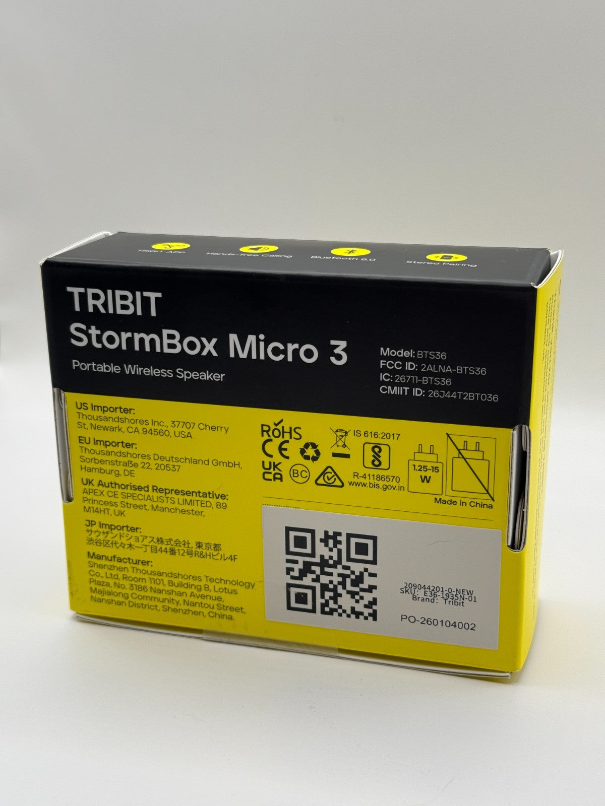 Tribit StormBox Micro 3 Portable Wireless Speaker With 13W XBass Sound