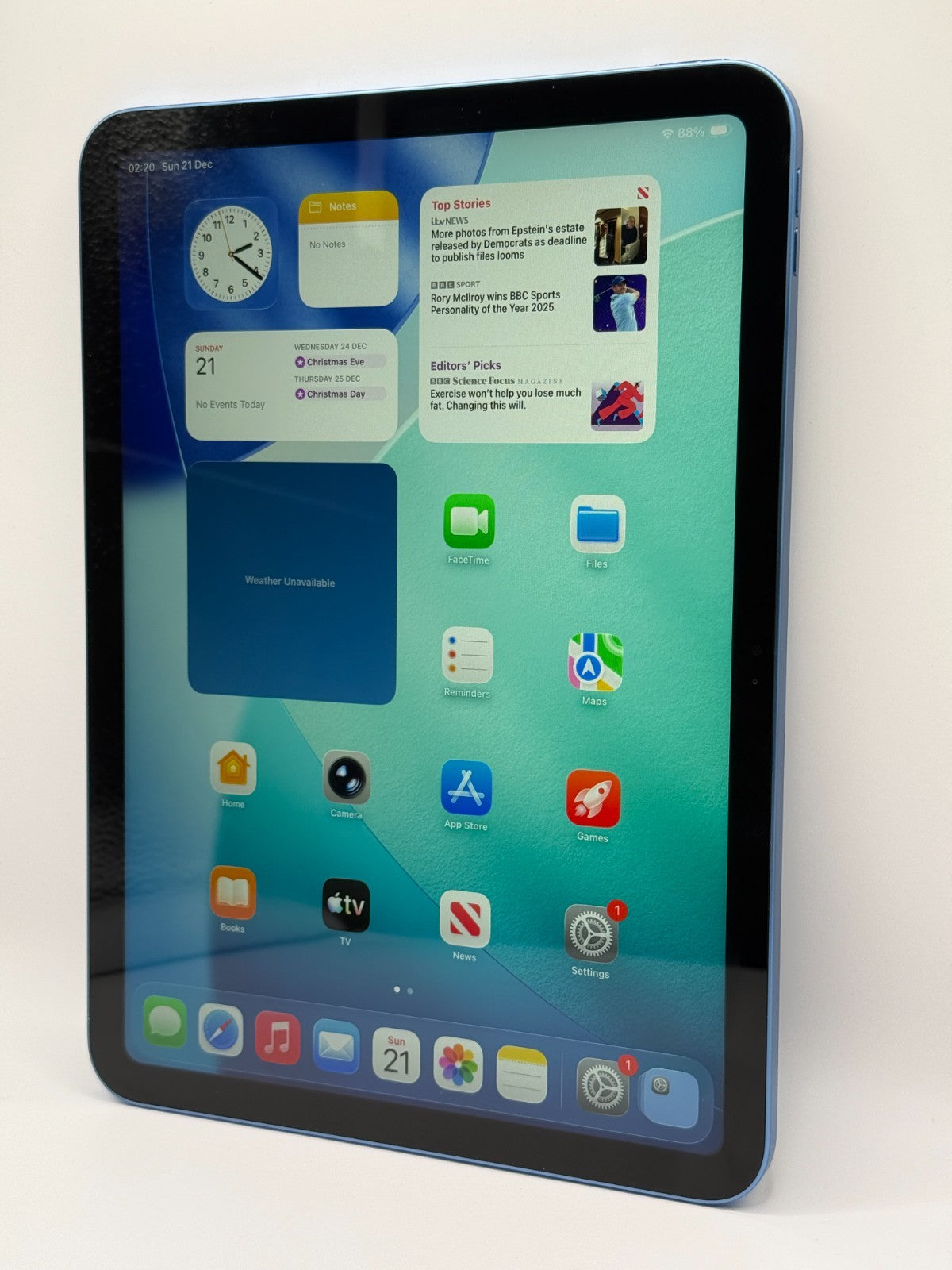 Apple Ipad 11th Generation A16 128GB Wifi Blue Boxed Warranty Excellent