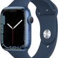 Apple Watch Series 7 45mm Wifi Gps Blue Case with Abyss Blue Sports Band