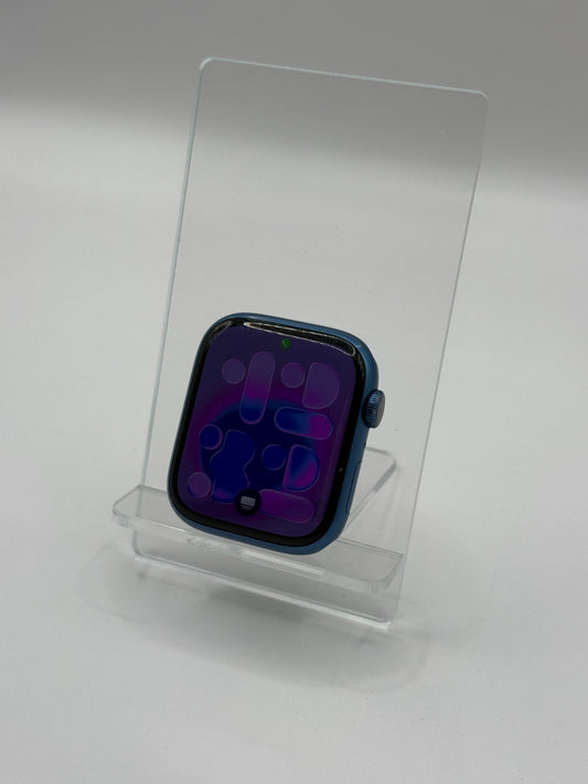 Apple Watch Series 7 45mm Wifi Gps Blue Case with Abyss Blue Sports Band