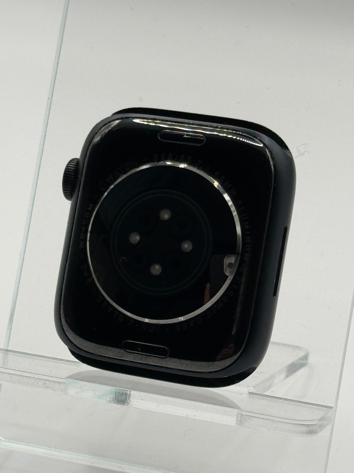 Apple Watch Series 7 45mm Aluminum GPS Midnight 100% Battery Warranty Very Good