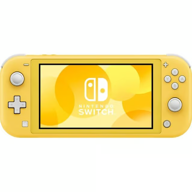 Nintendo Yellow Switch Lite Touch Screen Console Excellent Condition Warranty