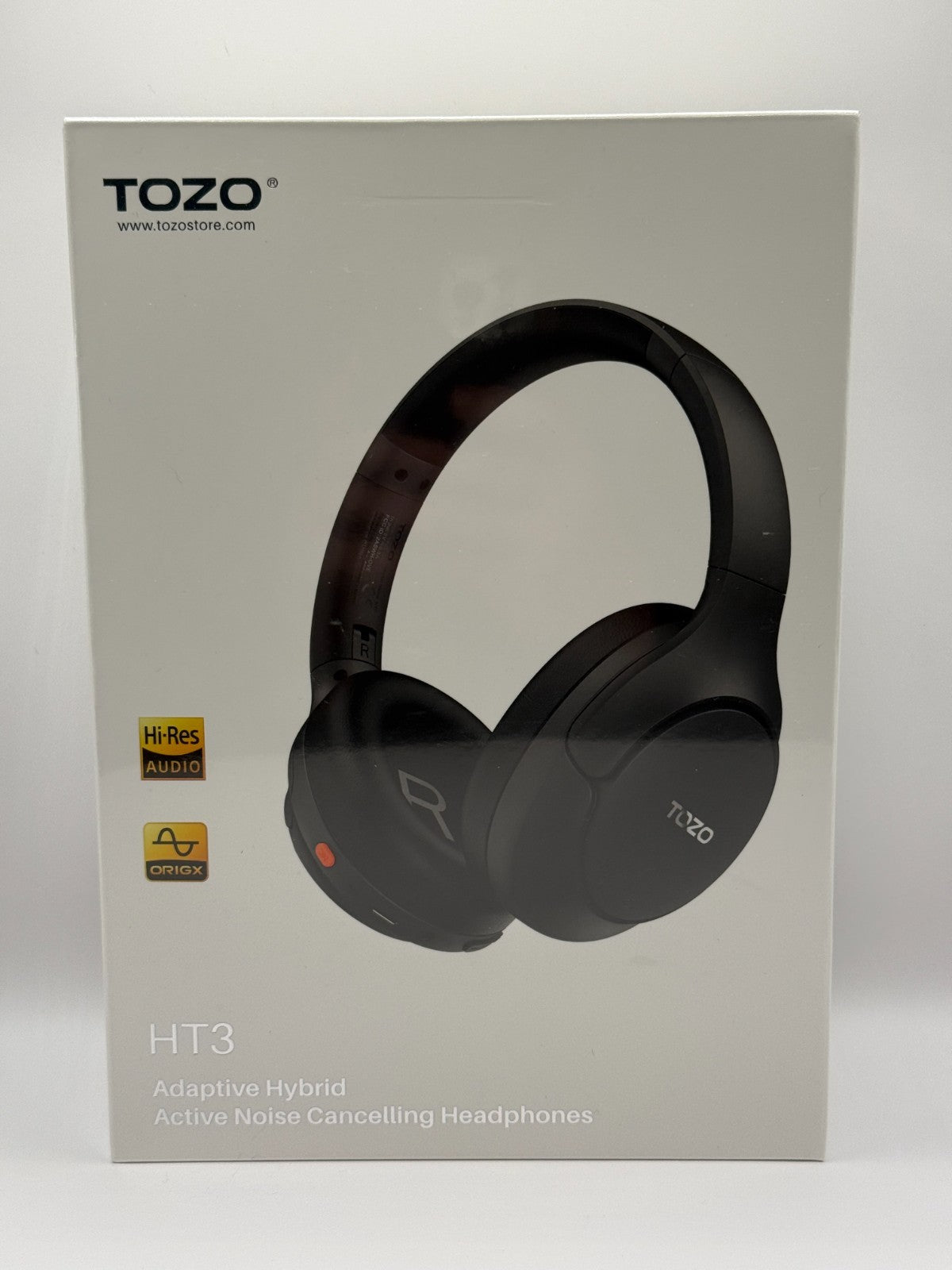 TOZO HT3 Bluetooth Headphones Active Noise Cancelling AI Black Sealed Brand New