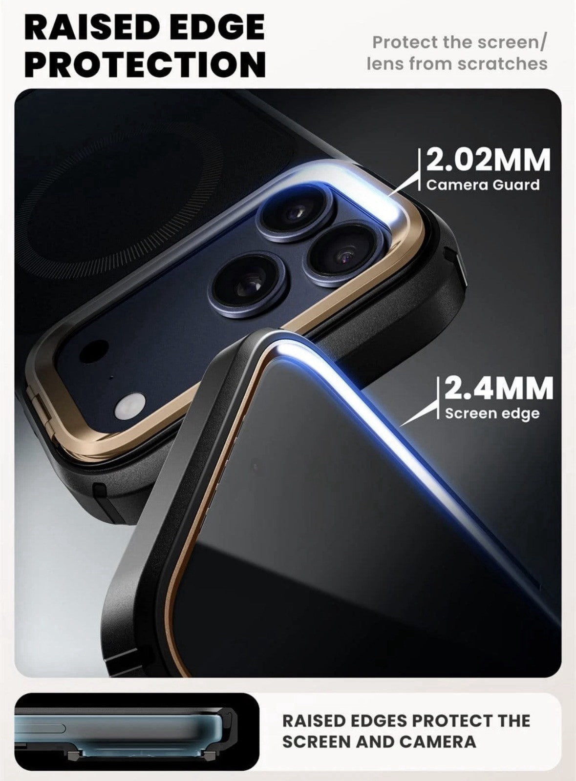 i-Blason Premium Wireless Case iPhone 17 Pro Max Full-Body Shockproof Cover
