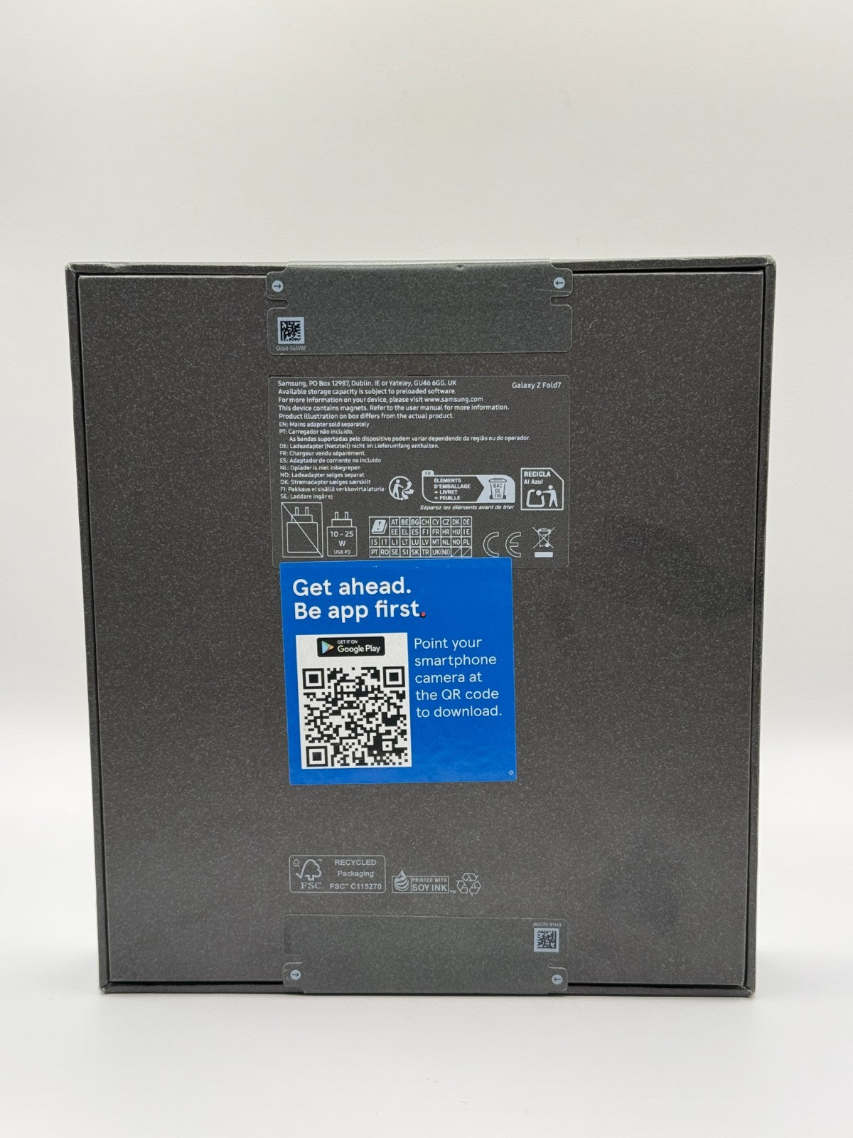 Samsung Galaxy Z Fold 7 256GB Jet Black Sealed New Boxed Warranty Unlocked