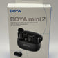 BOYA Mini 2 C-Type 30H Microphone for iPhone 15/16/17 + Android - Black Boxed