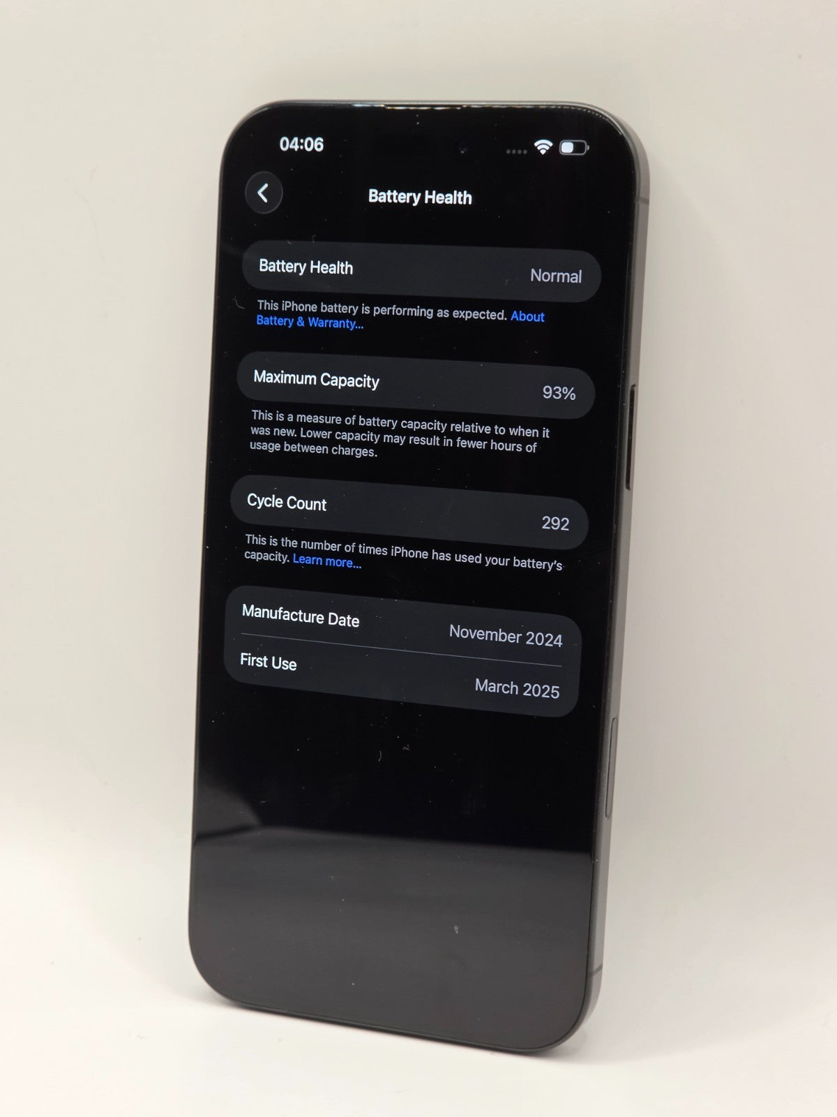 Apple Iphone 16 Pro Max 256GB 5G Unlocked Black Titanium Very Good Condition