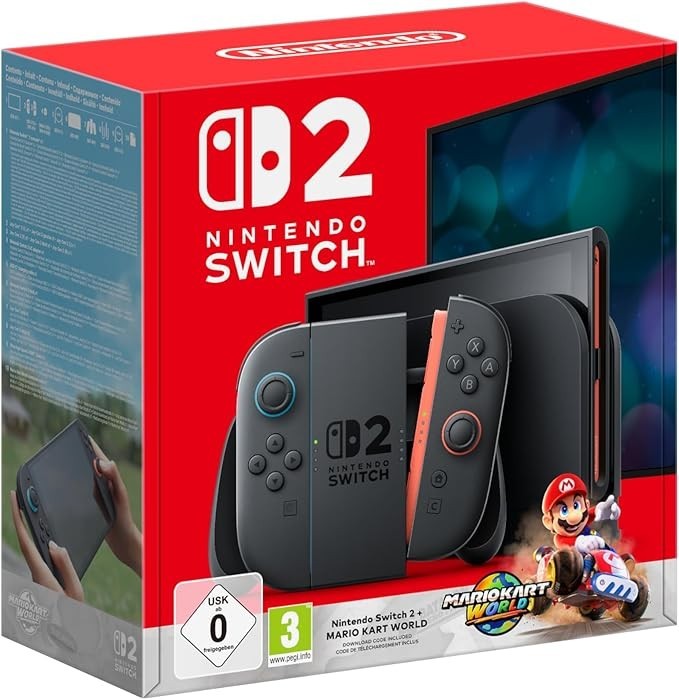 Nintendo Switch 2 Oled Console 256GB Neon Blue Neon Red Excellent Condition