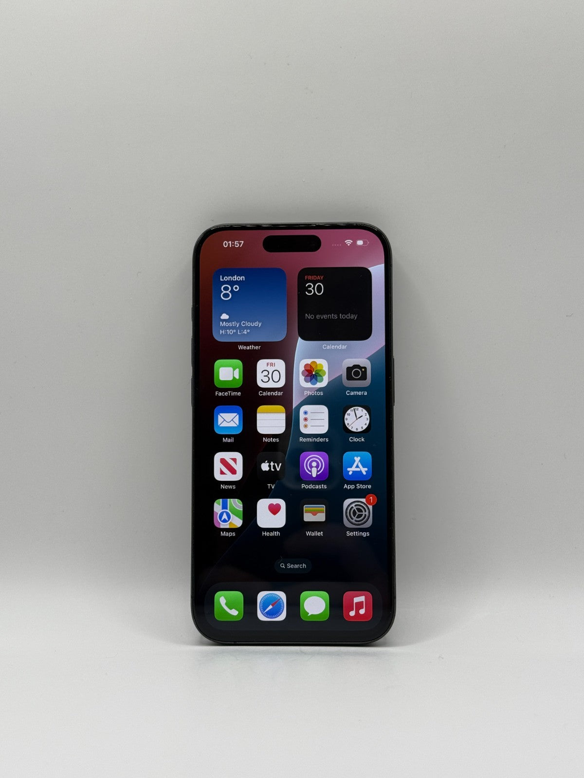 Apple Iphone 15 Pro 128GB Black Titanium Unlocked Warranty Very Good Condition