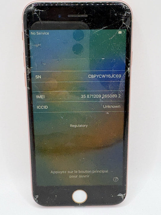 Apple iPhone 8 64GB Rose Gold Faulty