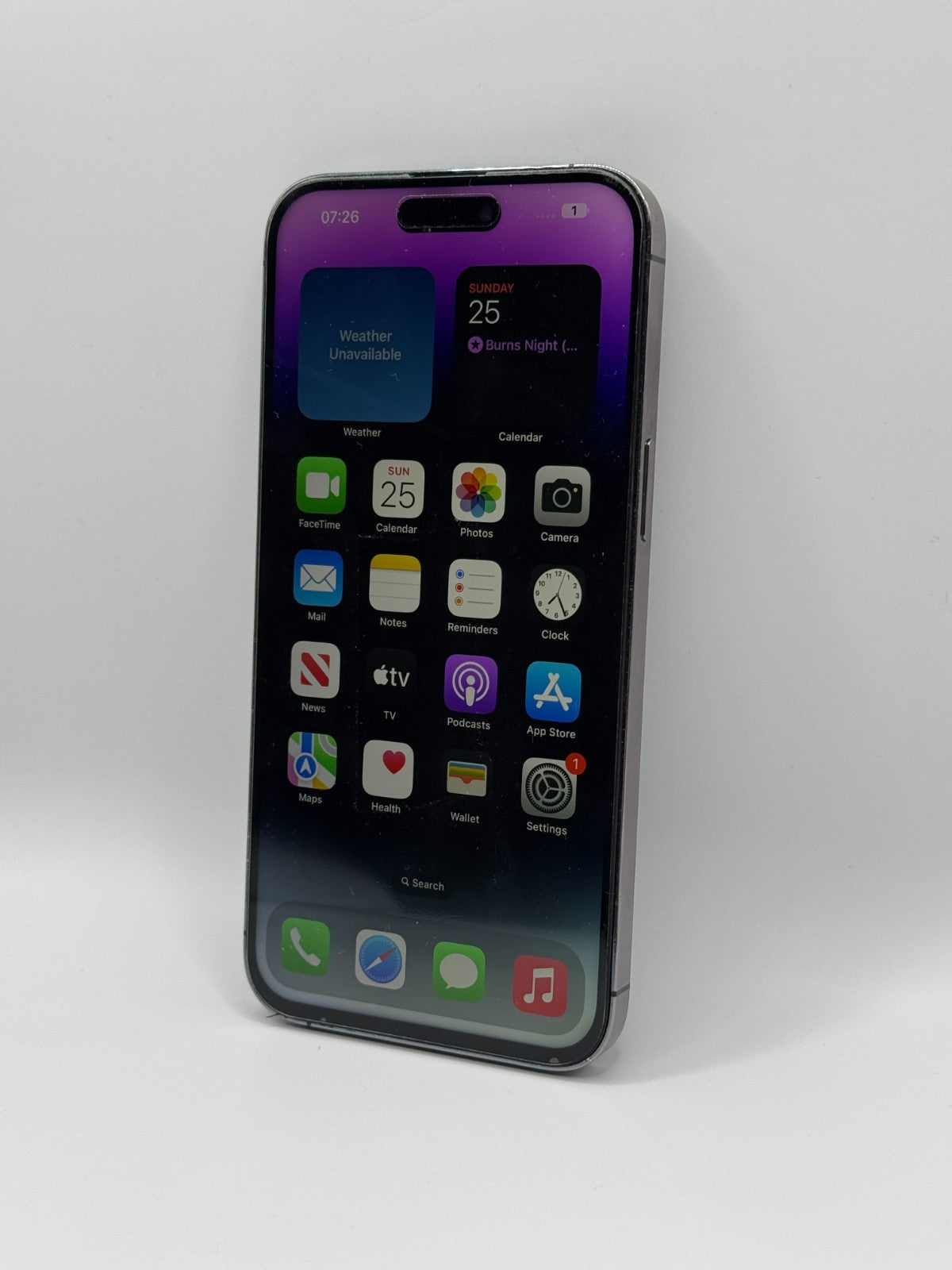 Apple Iphone 14 Pro Max 5G 128GB Purple Good Condition Unlocked 86% Battery