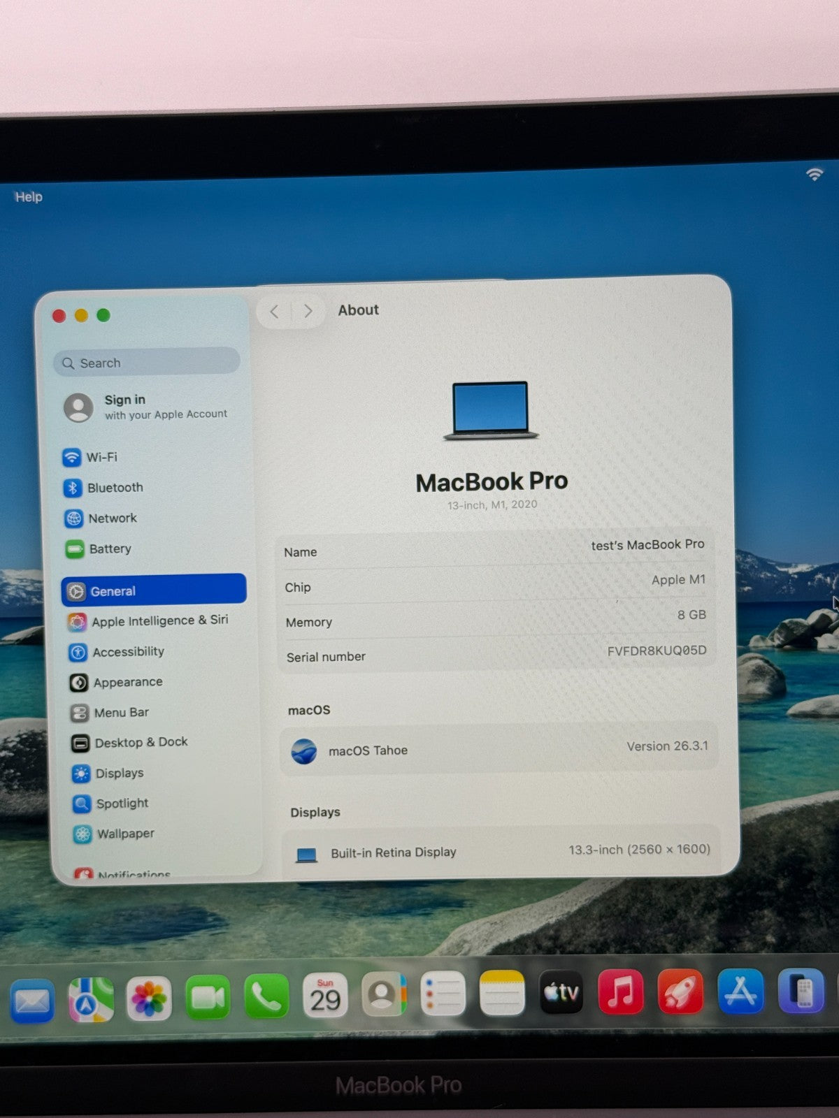 Apple MacBook Pro M1 13.3" 2020 256GB SSD 8GB Ram Boxed Warranty Excellent