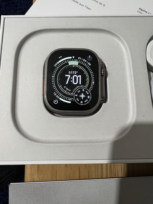 Apple Watch Ultra 49mm (P159) Titanium & Ceramic Case GPS + LTE Boxed