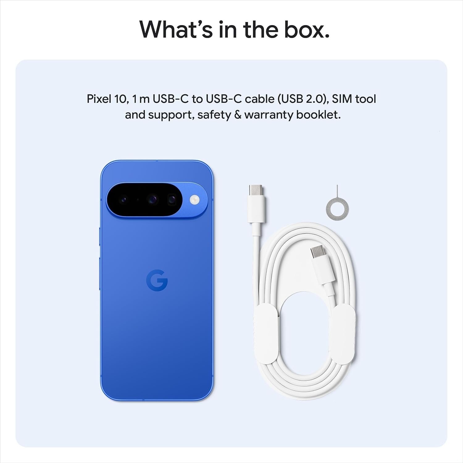 Google Pixel 10 Indigo Blue 5G 128GB 6.3 Display Brand New Sealed Unlocked