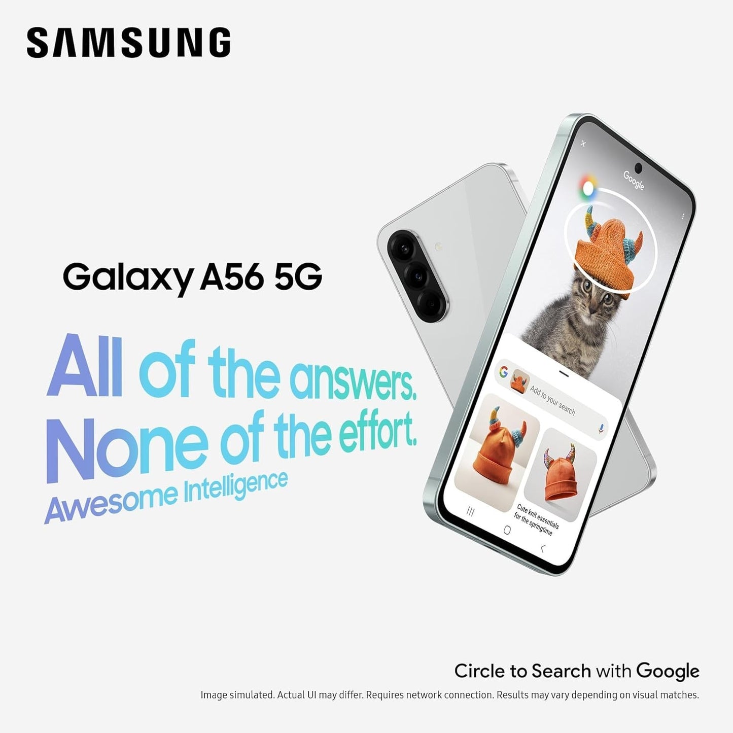Samsung Galaxy A56 5G 256GB Lightgray Unlocked Brand New Sealed Warranty