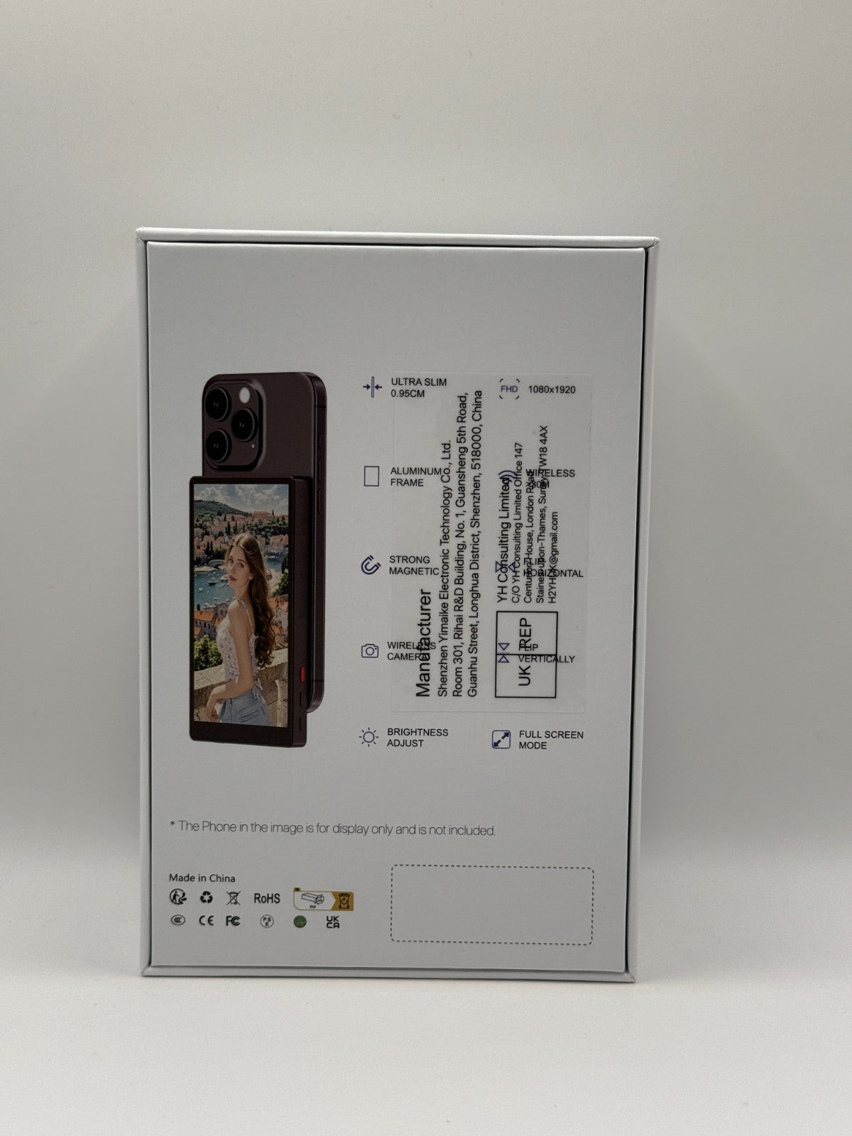 MAGEX M5 5” Slim Phone Vlog Selfie Monitor Screen for iPhone & Android Magnetic
