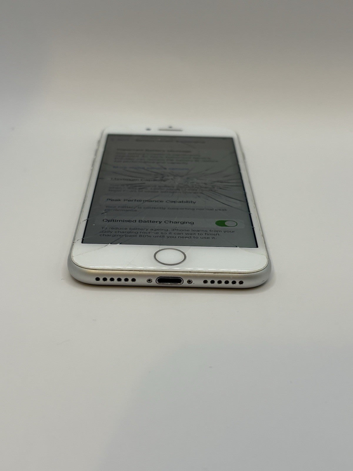 Apple iPhone 8 64GB White Unlocked Cracked Screen