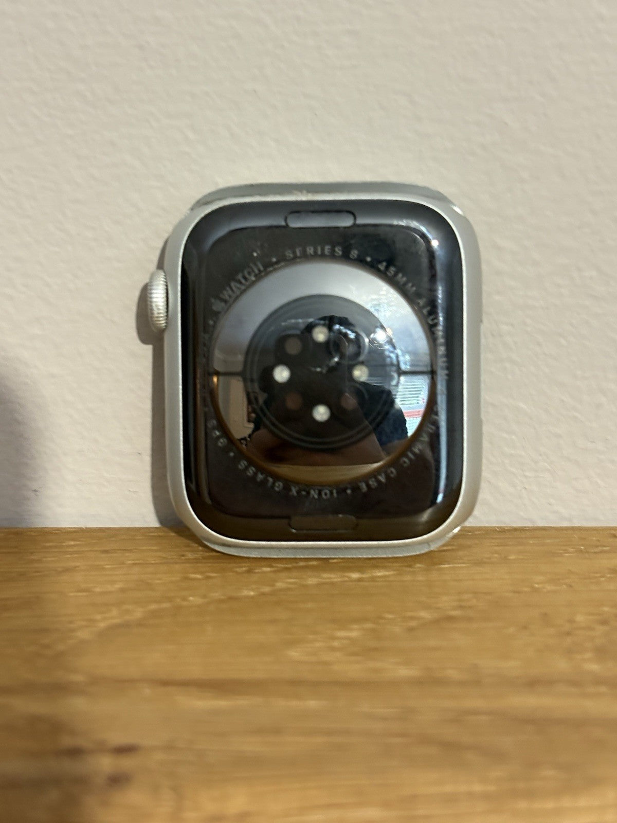 Apple Watch Series 8 45mm (PP150) Silver Aluminum Case with Black Band GPS