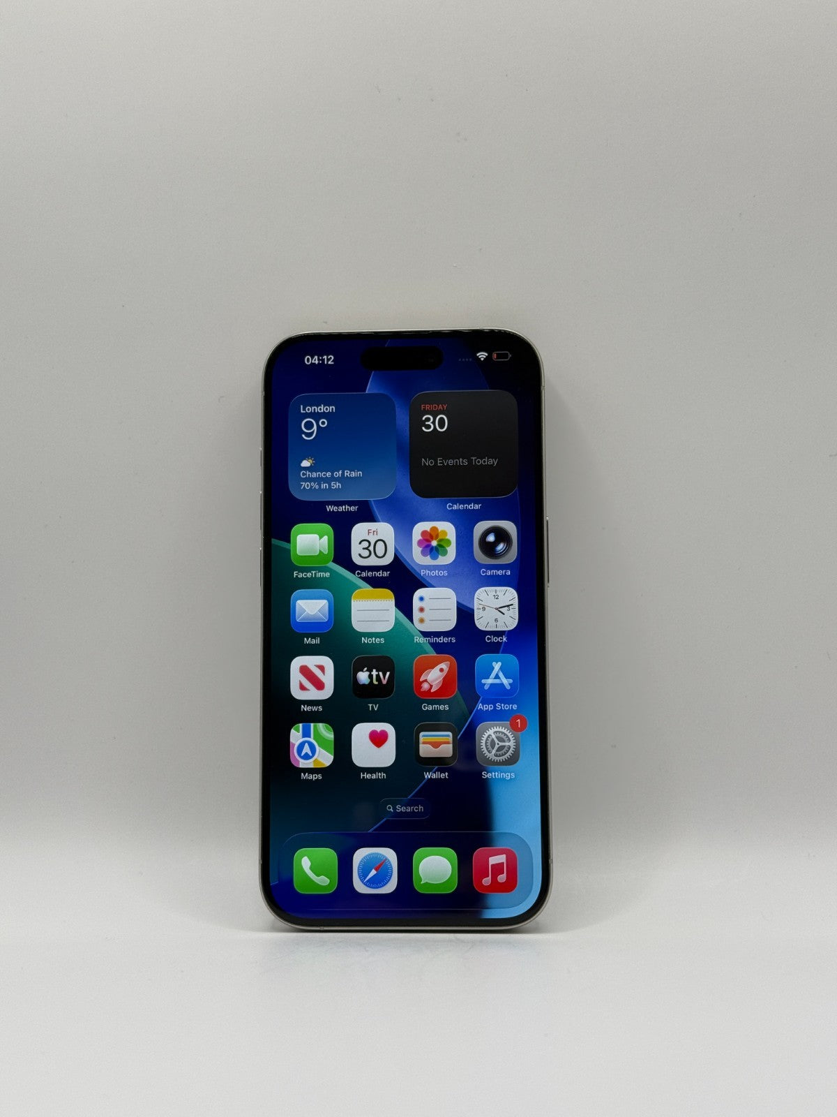 Apple Iphone 15 Pro 5G 128GB White Titanium Unlocked Warranty Excellent 89% Batt
