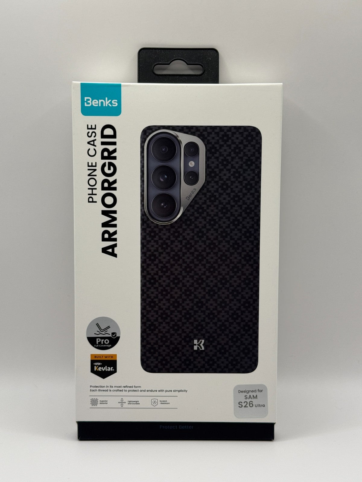 Samsung Galaxy S26 Ultra Benks Armorgrid Armorpro Case Built With Kevlar