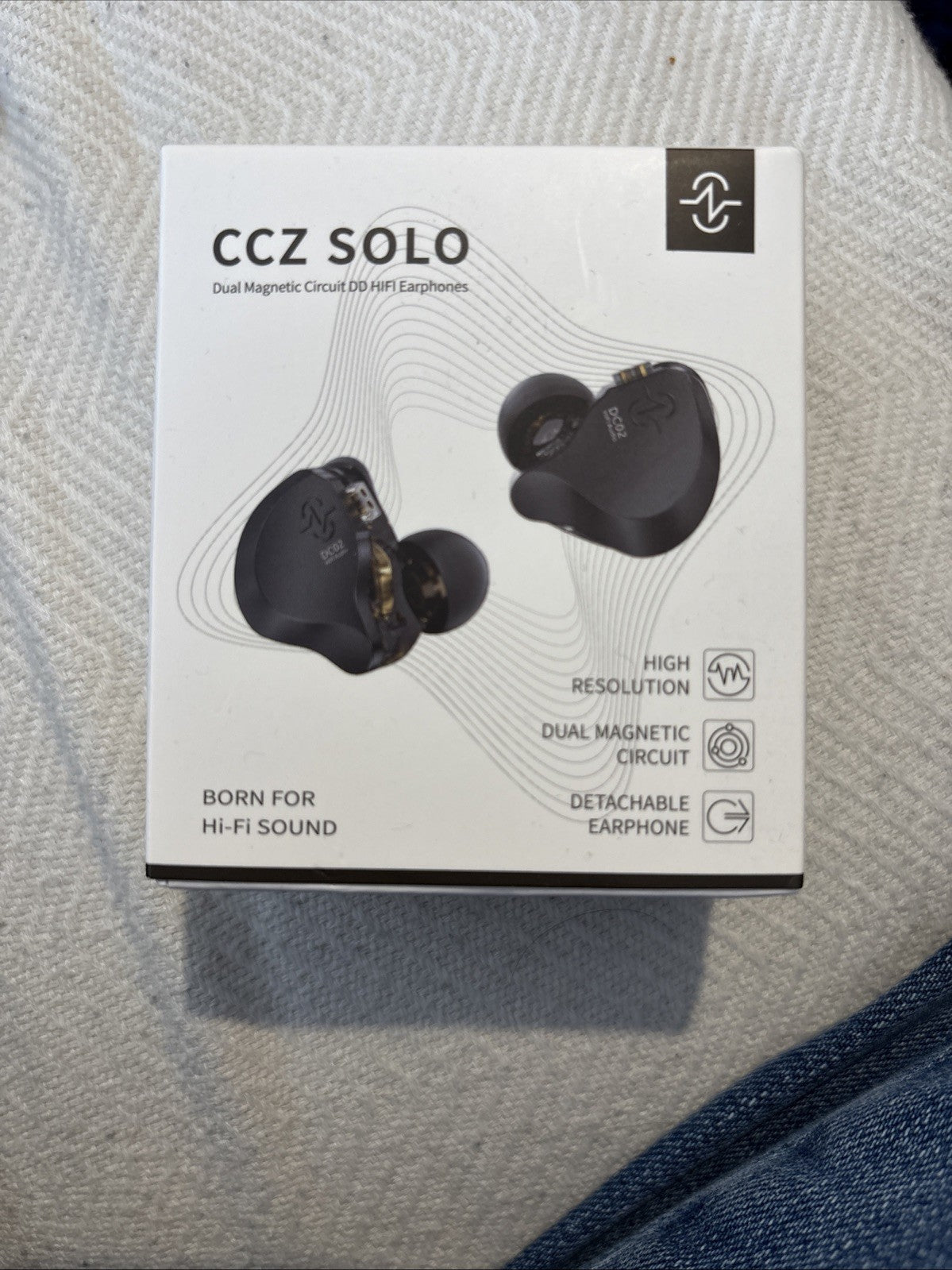 CCZ Solo DC02 In Ear Monitor Wired IEM Earphones Dual Magnetic Circuit DD