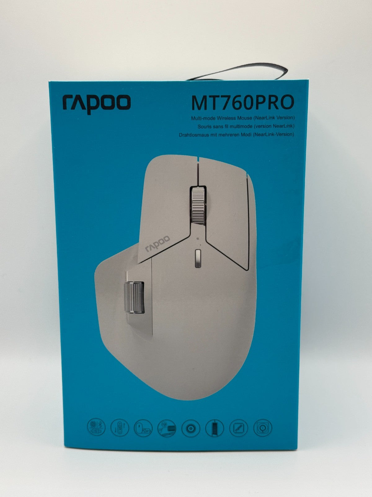 RAPOO MT760 PRO Wireless Mouse 12K DPI Bluetooth 120 Days Battery 7 Devices