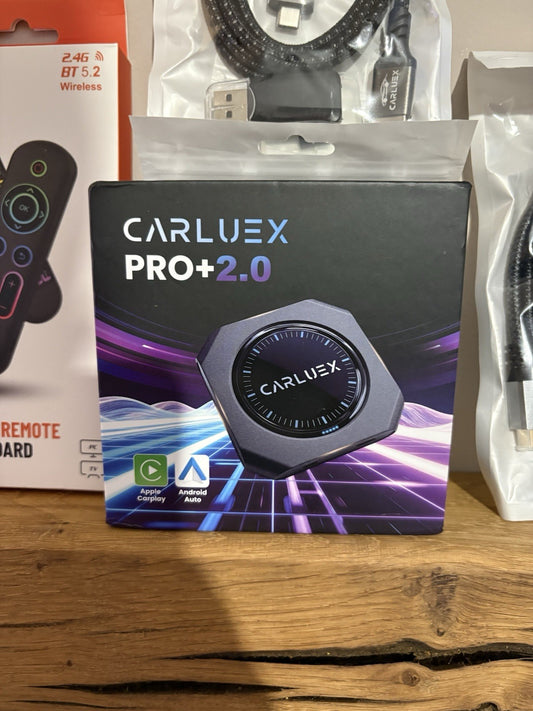 Carluex PRO+ 2.0 Multimedia AI Box With Keyboard Remote And More