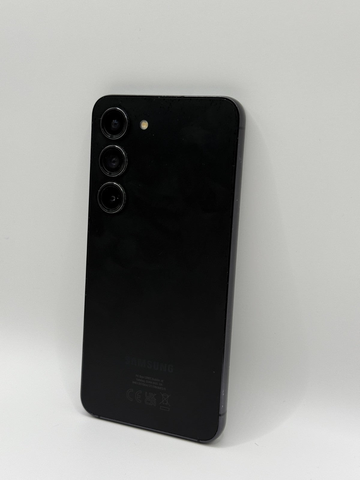 Samsung Galaxy S23 128GB Phantom Black Very Good Condition Boxed Warranty