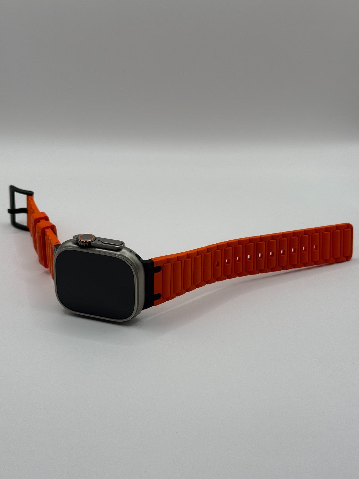 Apple Watch Ultra 1 49mm Titanium & Ceramic Case Orange Strap Warranty