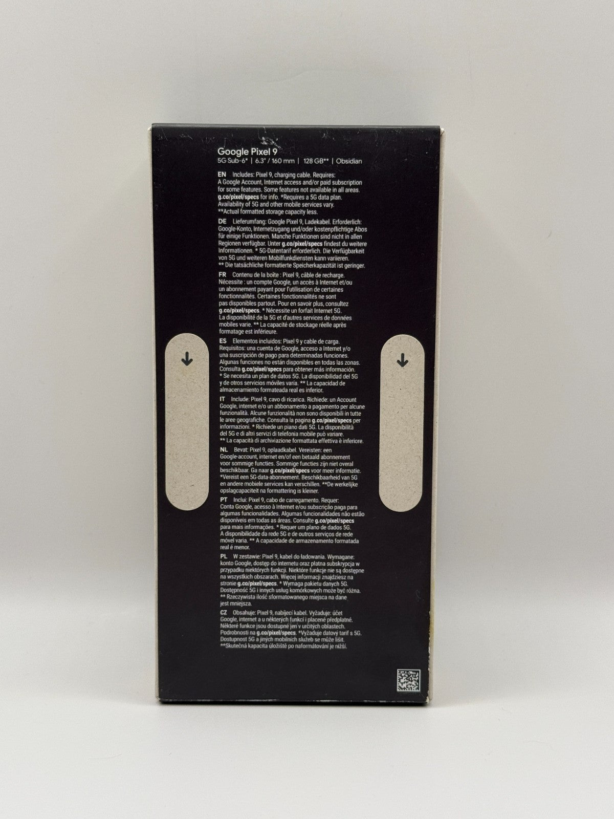 Google Pixel 9 5G 128GB Obsidian Unlocked Brand New Sealed Warranty