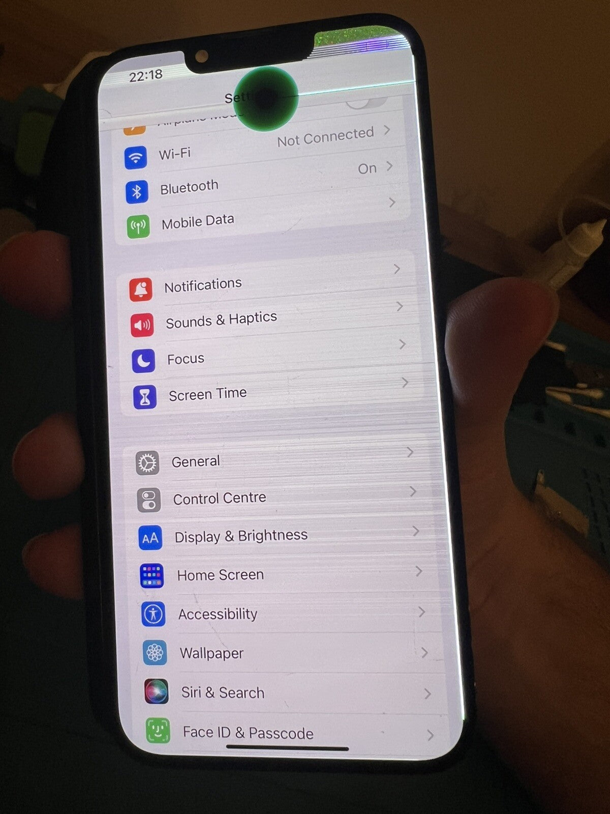 Original iPhone 13 Screen LCD Lines And Dot Screen Only