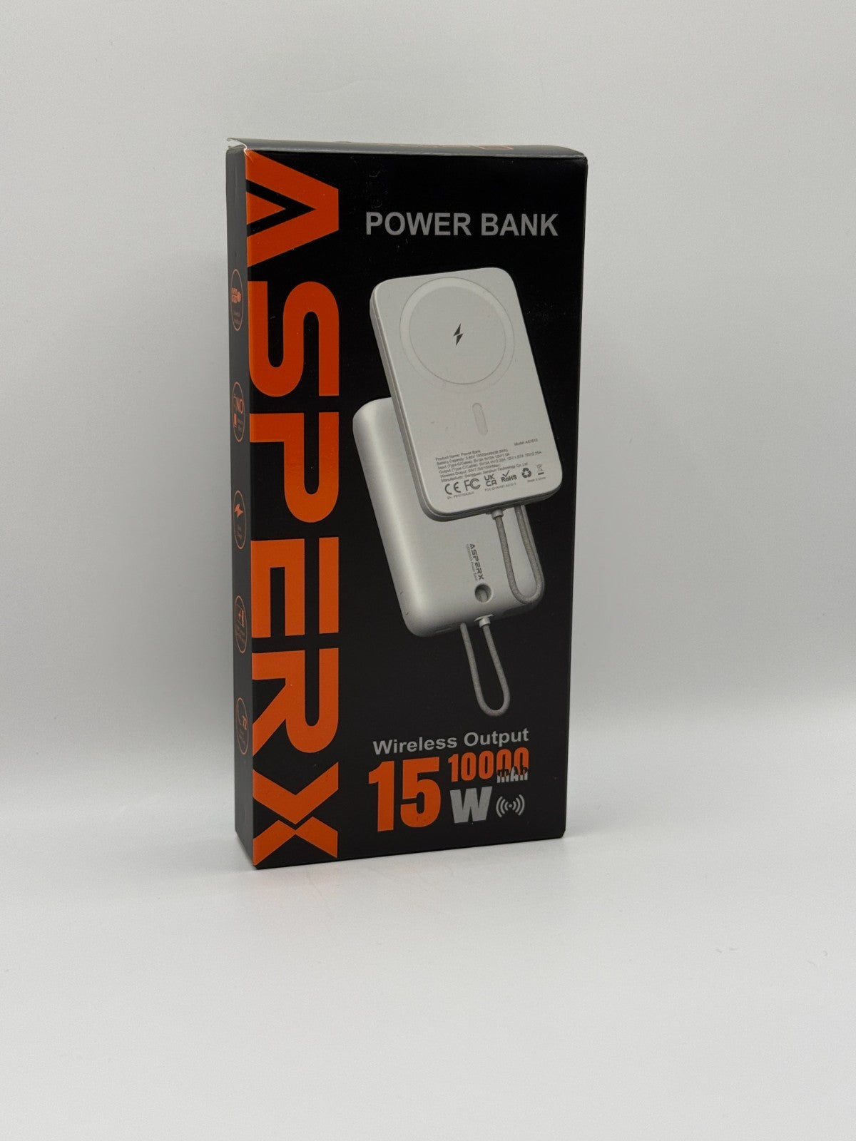 AsperX Magnetic Portable Charger 10000Mah 22.5W PD Fast Charging With USBC Cable