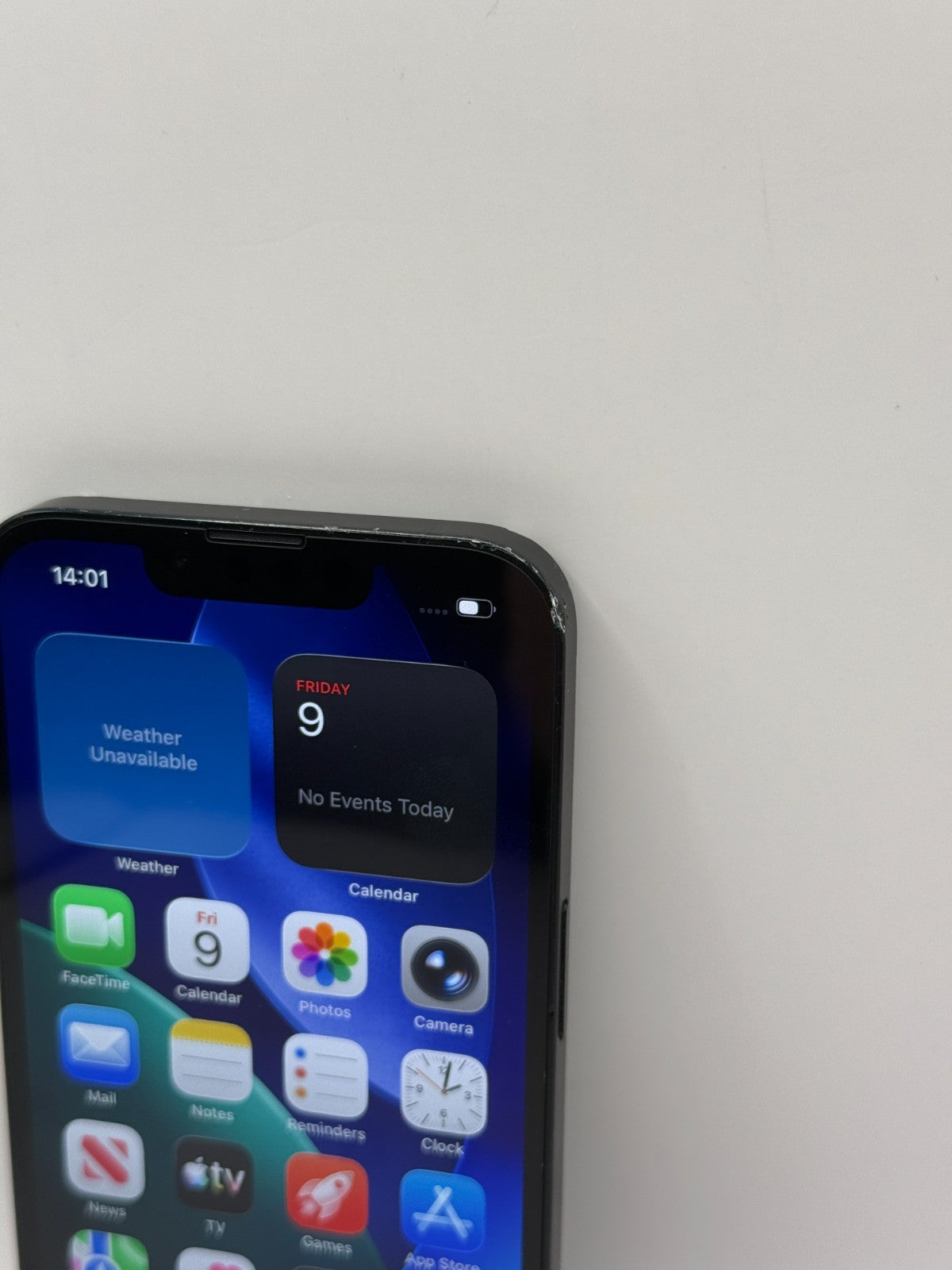 Apple Iphone 16e 256GB 5G Black 100% Battery Unlocked Warranty Marks around Edge