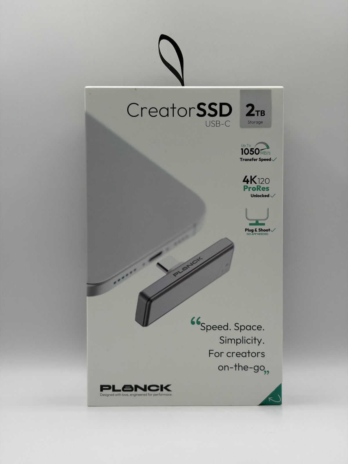 Planck Creator SSD 2TB World’s Smallest Mobile SSD Brand New Sealed