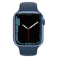 Apple Watch Series 7 45mm Wifi Gps Blue Case with Abyss Blue Sports Band