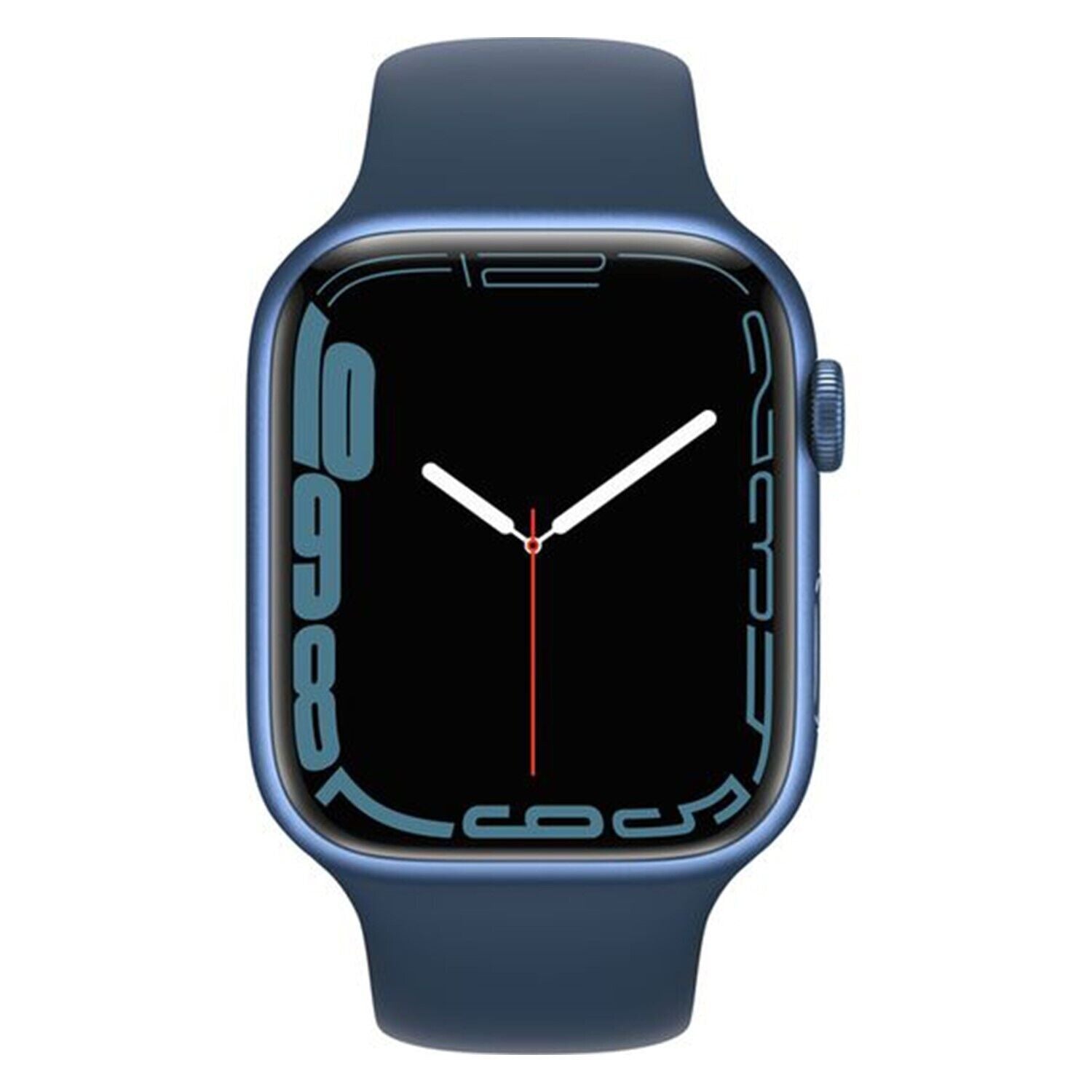Apple Watch Series 7 45mm Wifi Gps Blue Case with Abyss Blue Sports Band