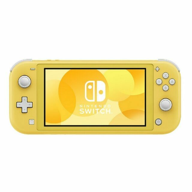 Nintendo Yellow Switch Lite Touch Screen Console Excellent Condition Warranty