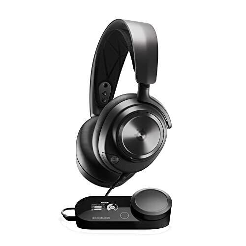 SteelSeries Arctis Nova Pro Wired Over Ear Gaming Headset 360° Spatial Audio