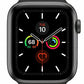 Apple Watch Series 5 44mm Wifi Space Grey Aluminium Case Black Sport Band